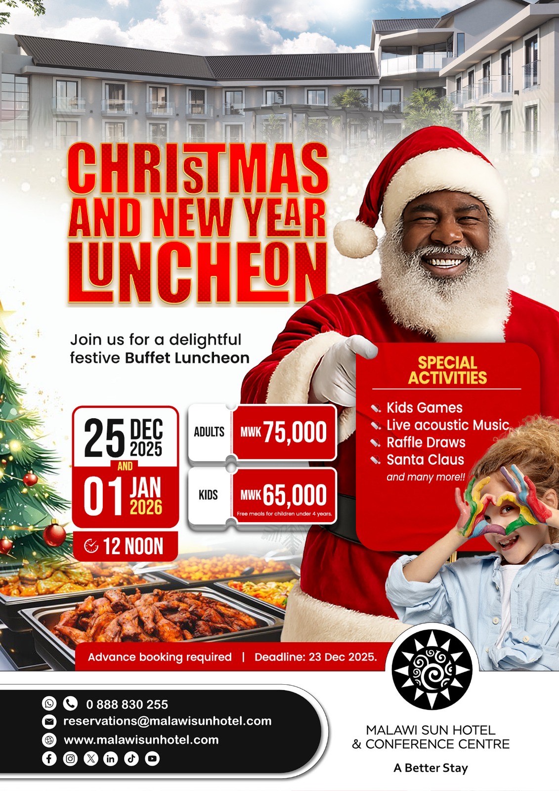 Lunch done right at Malawi Sun Hotel —...