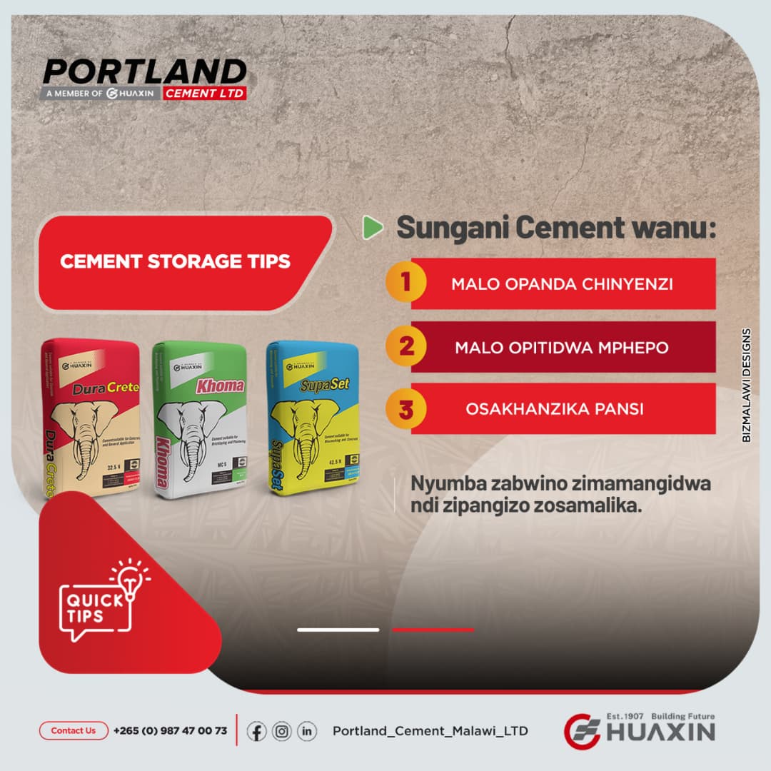 Proper Storage Preserves Your Cemen...