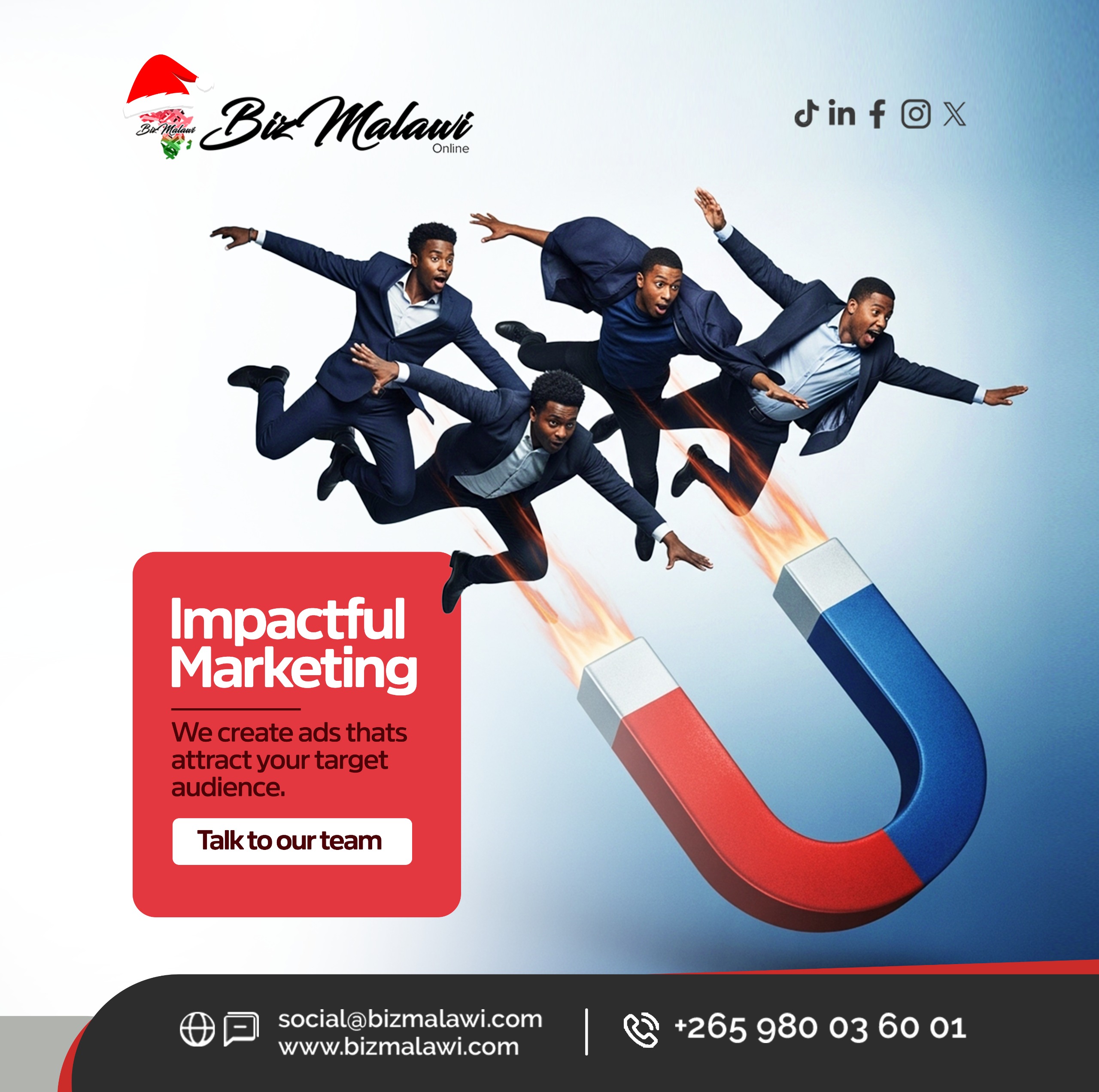 Attract. Engage. Convert. 
Your target...