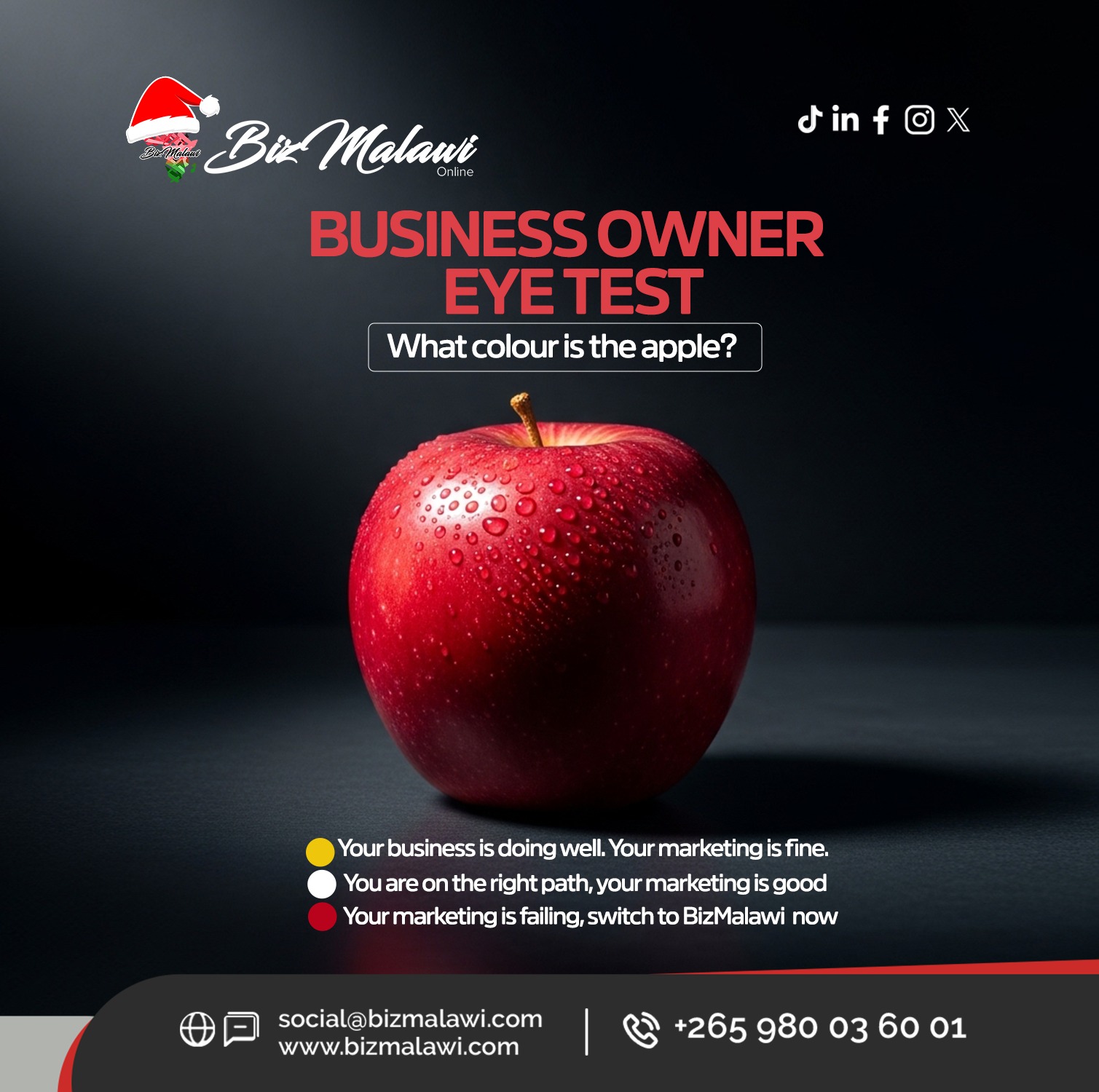 Business Owner Eye Test! 
What colour ...