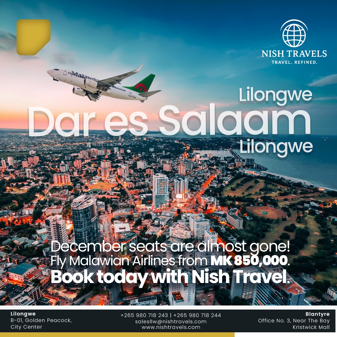 December Seats To Dar Es Salaam   Are ...