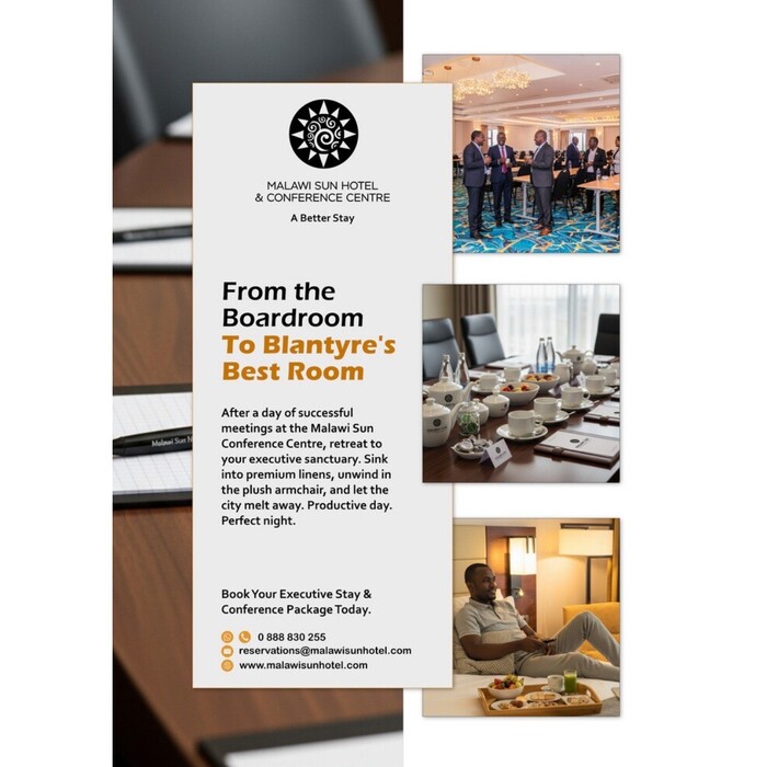 Malawi Sun Hotel — refined stays, time...