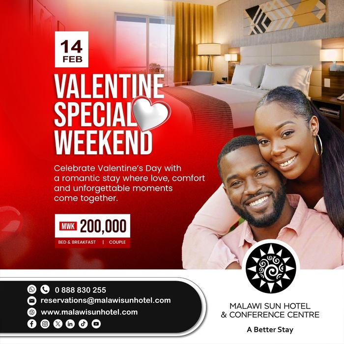 Love is in the air at Malawi Sun Ho...