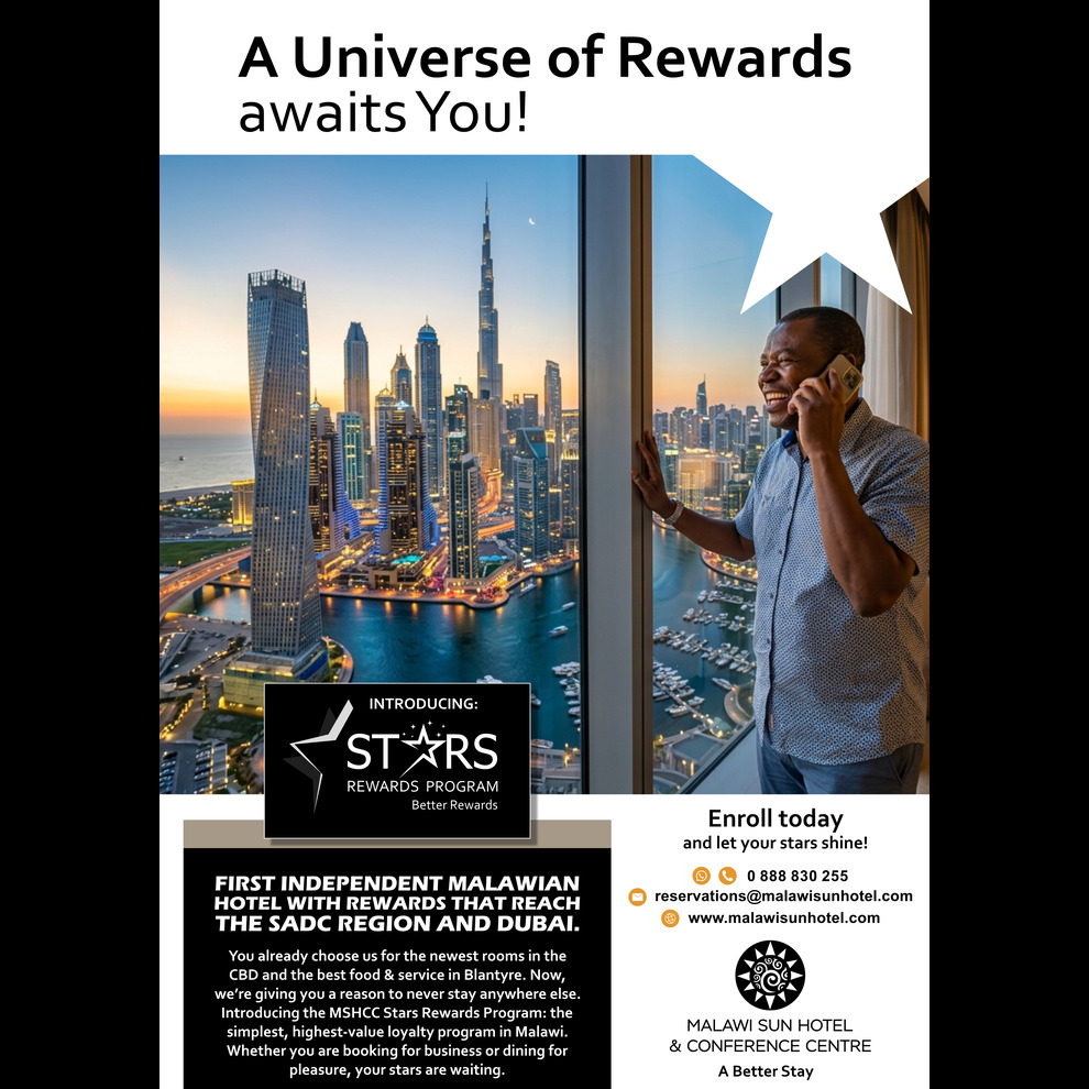 From Blantyre to Dubai, your loyalt...